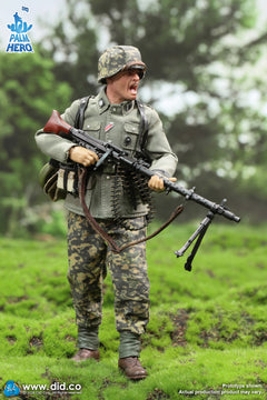 Vorverkauf DID XD80042 1/12 WWII Deutscher MG34 Schütze Alois Actionfigur Modellspielzeug
