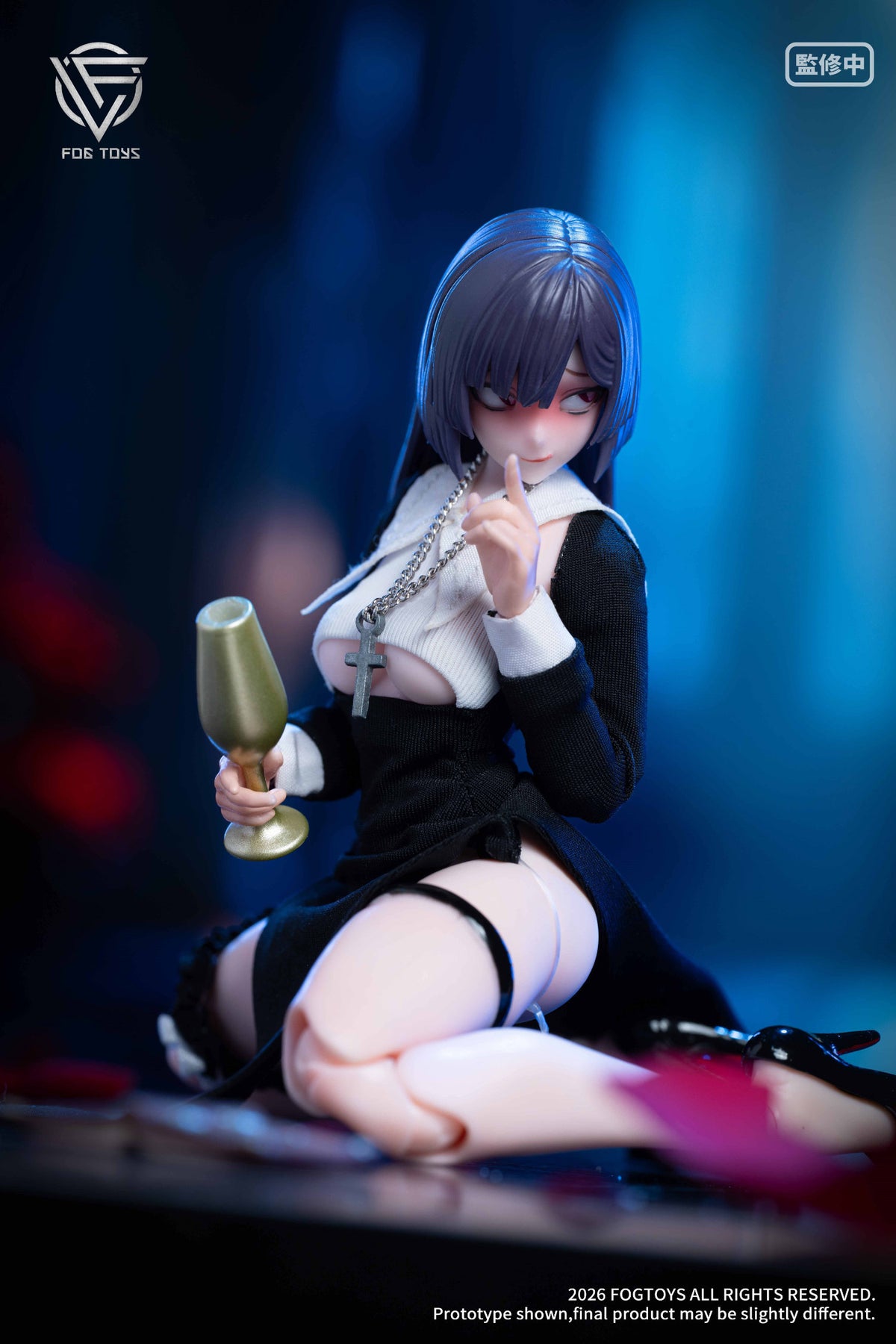 Fogtoys YU-01B 1/12 Nun Layla Sammler-Actionfigur für Damen Modellspielzeug