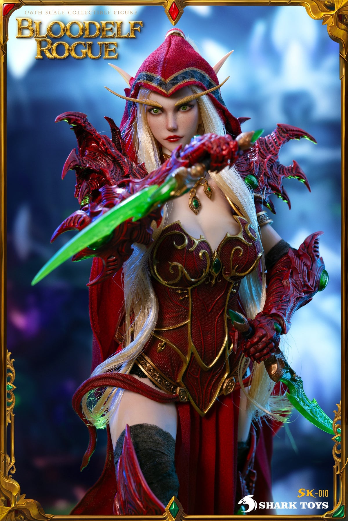 SHARK TOYS SK-010 1/6 Blood Elf Rogue Valeera Female Action Figure Model