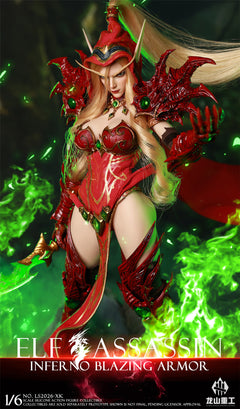 Presale Longshan LS2026-XK 1/6 Blood Elf Rogue Valeera Action Figure Model Toy