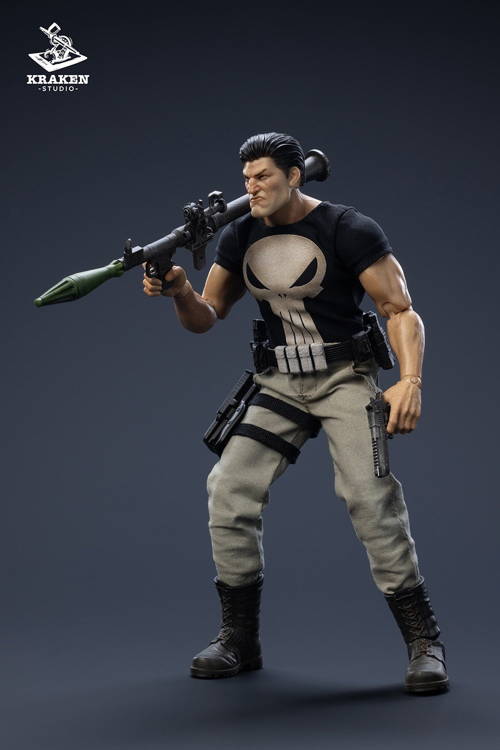 KRAKEN Studio 1/12 Punisher Frank 6" Male Action Figure Model Toy Deluxe Ver.
