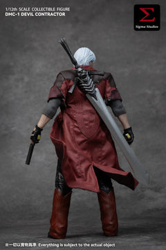 Presale Sigma DMC-1 1/12 The Devil Crimson Dante May Cry Action Figure Model Toy