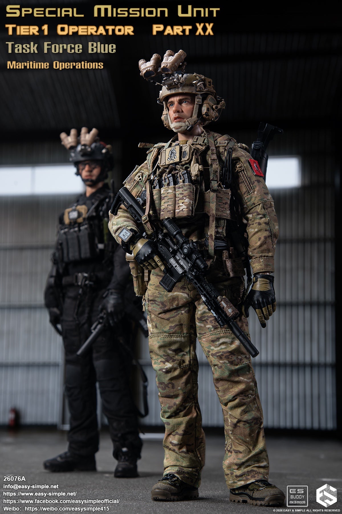 Presale Easy&Simple 26076A 1/6 Special Mission Unit Tier1 Operator Figure Toy