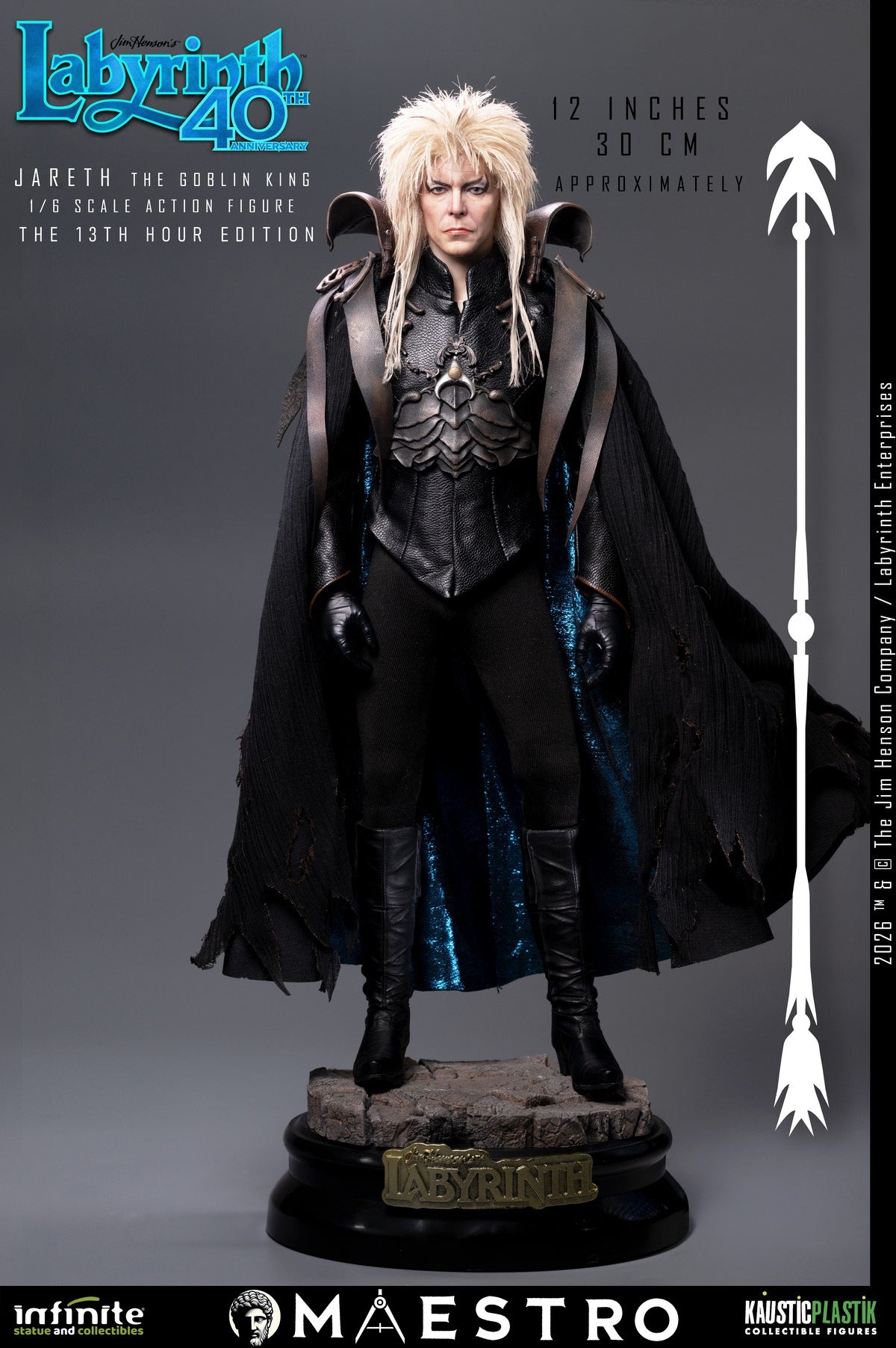 Presale Infinite 1/6 Labyrinth Jareth the Goblin King The 13Th Hour Edition Action Figure
