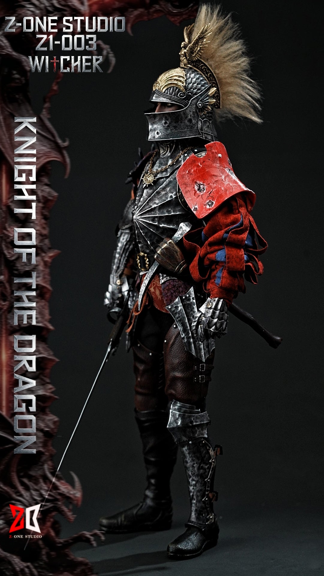 Presale Z-ONE STUDIO Z1-003 1/6 Witcher Knight of the Dragon Action Figure Model