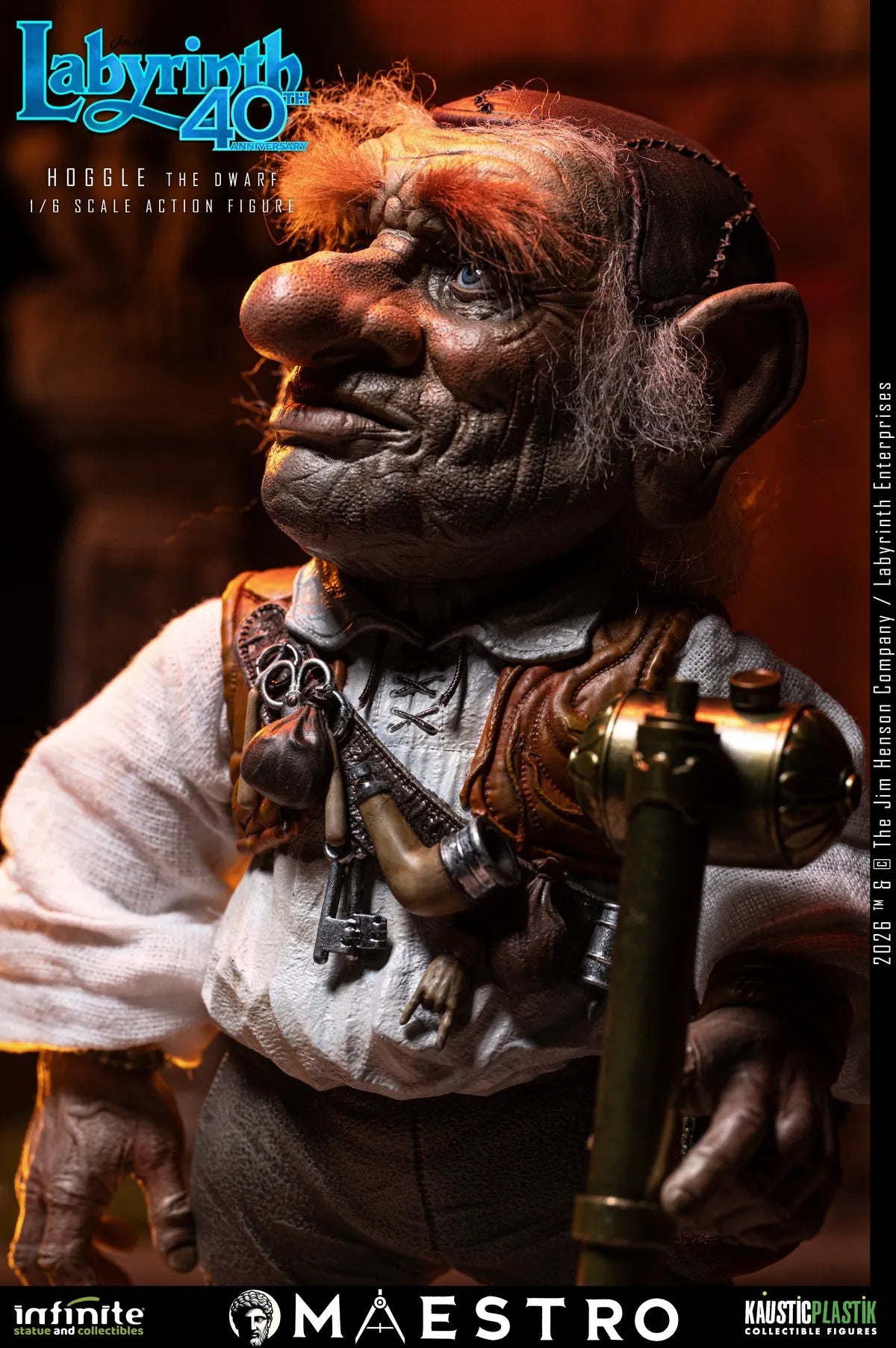 Presale Infinite 1/6 Labyrinth Jareth Hoggle The Dwarf Collectible Action Figure