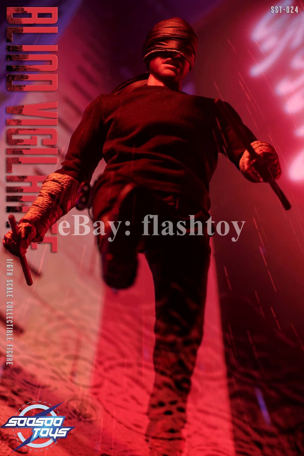 Presale Soosootoys SST-024 1/6 Blind Vigilante Matt Murdock Male Action Figure