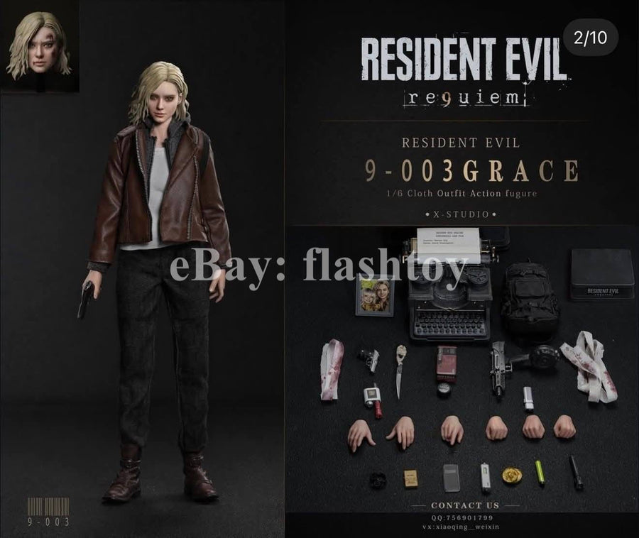 Presale X-STUDIO 1/6 Investigative Reporter Grace Female Action Figure Model RE9