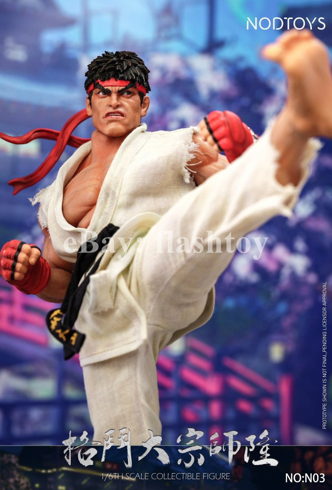 Presale NODTOYS NOD-N03 1/6 Grandmaster of Fighting Ryu Action Figure Model Toy