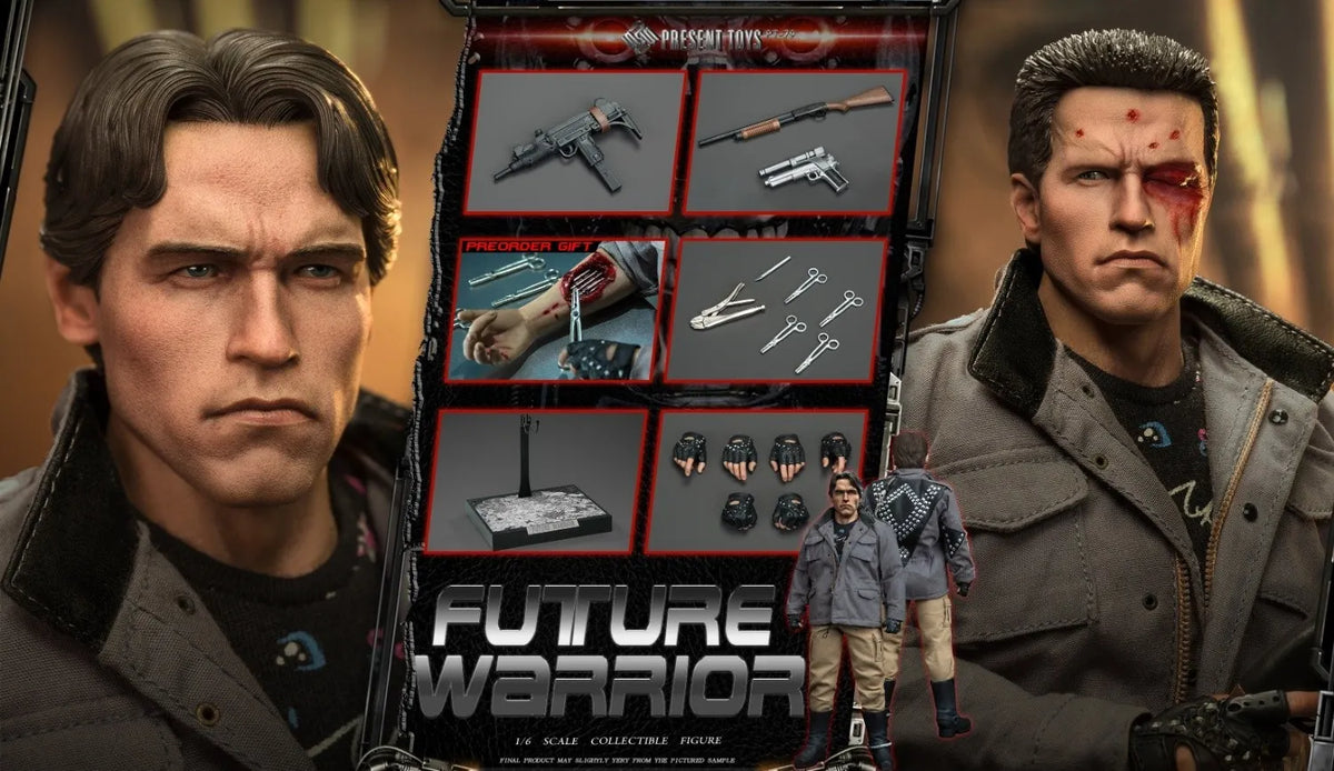 PRESENT TOYS PT-sp79 1/6 Future Warrior Arnold Collectible Male Action Figure