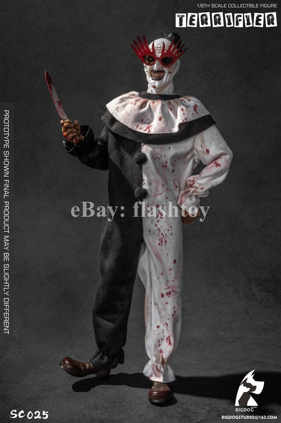 BIGDOG STUDIO SC025 1/6 The Terrorist Clown 12" Action Figure Model Toy