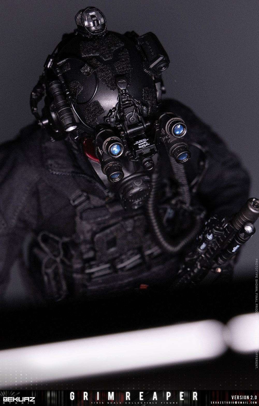 Presale EKUAZ STUDIO EKS015S 1/6 Resident Zombie Evil Crisis Reaper 2.0 Hunk Deluxe Ver.