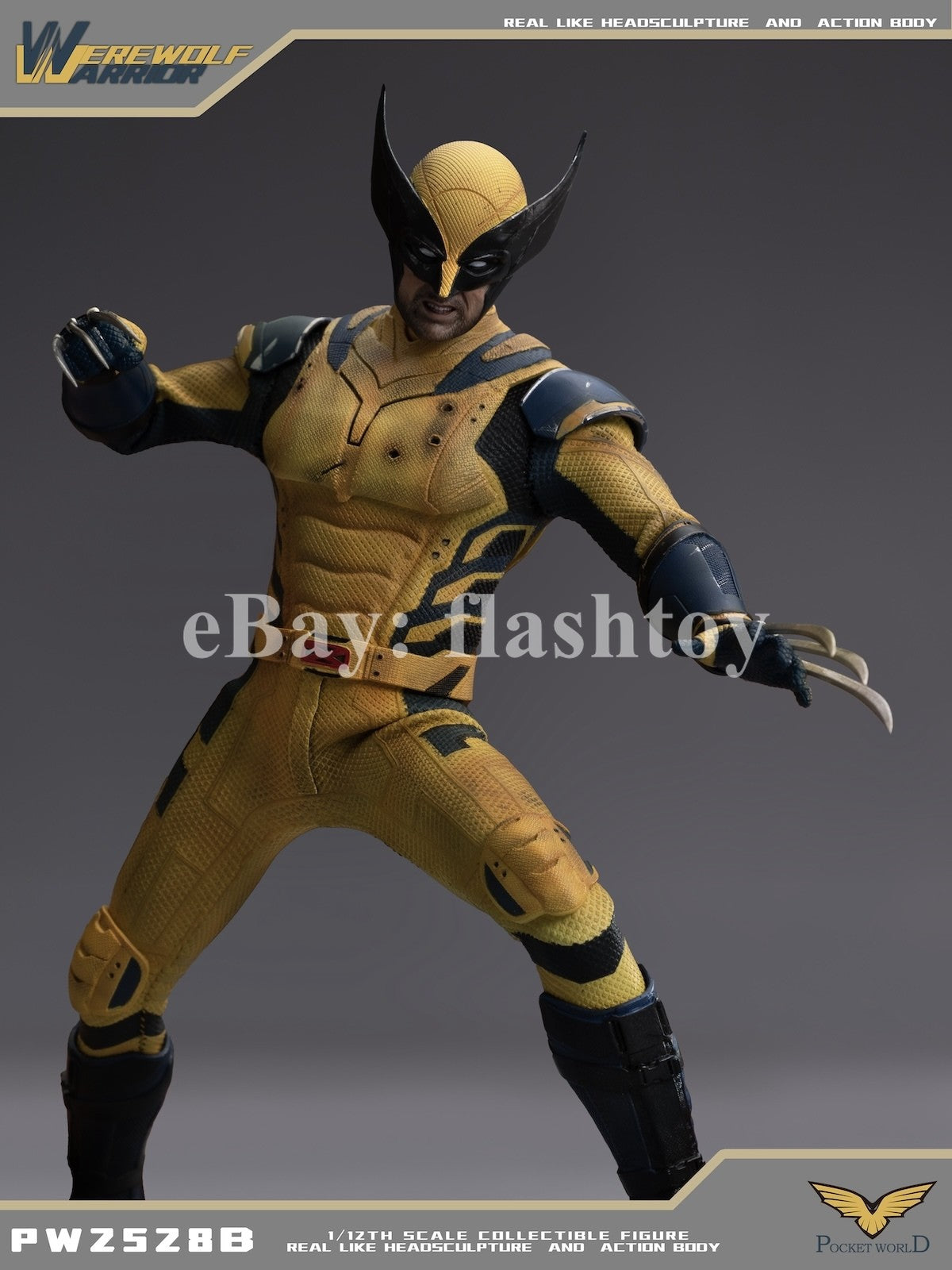 Presale PWTOYS PW2528B 1/12 Werewolf Warrior 6" Male Action Figure Model Toy