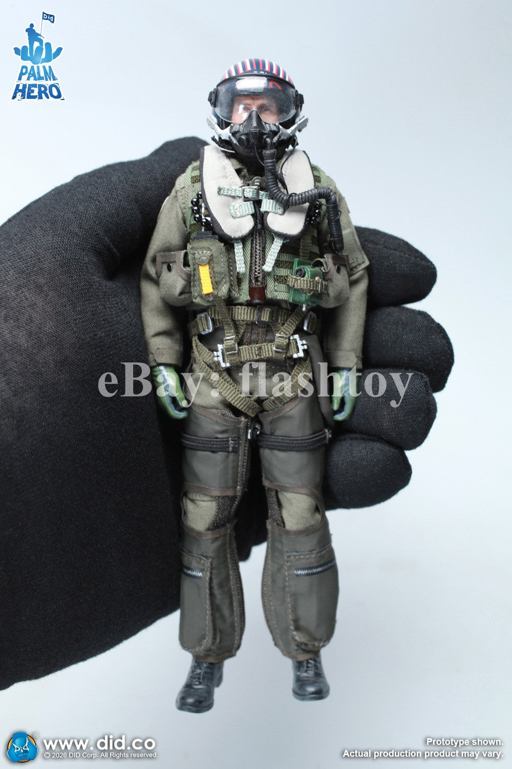 Presale DID XM80031 1/12 The US Navy Fighter Weapons School Instructor Pilot Toy