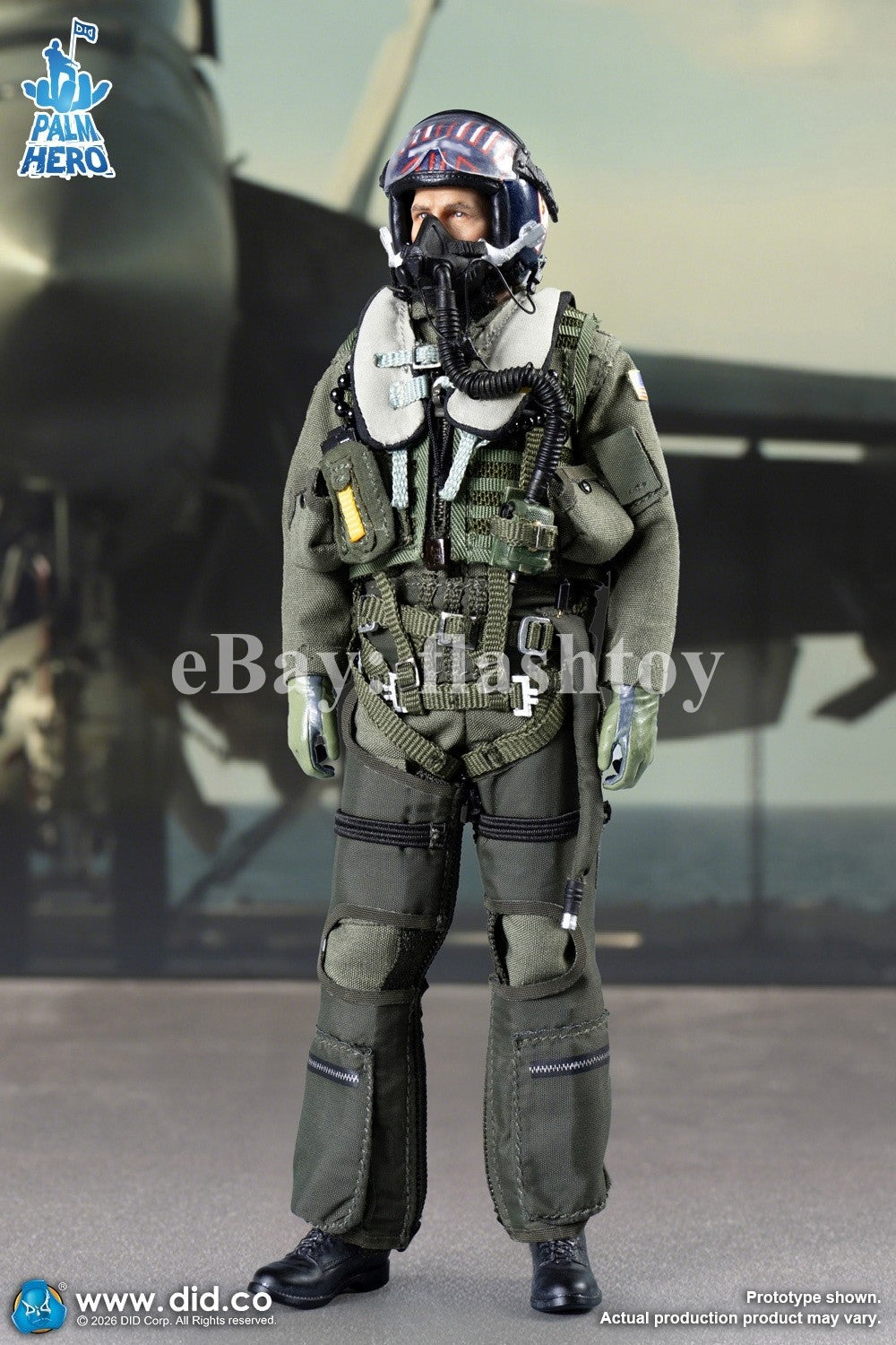 Presale DID XM80031 1/12 The US Navy Fighter Weapons School Instructor Pilot Toy