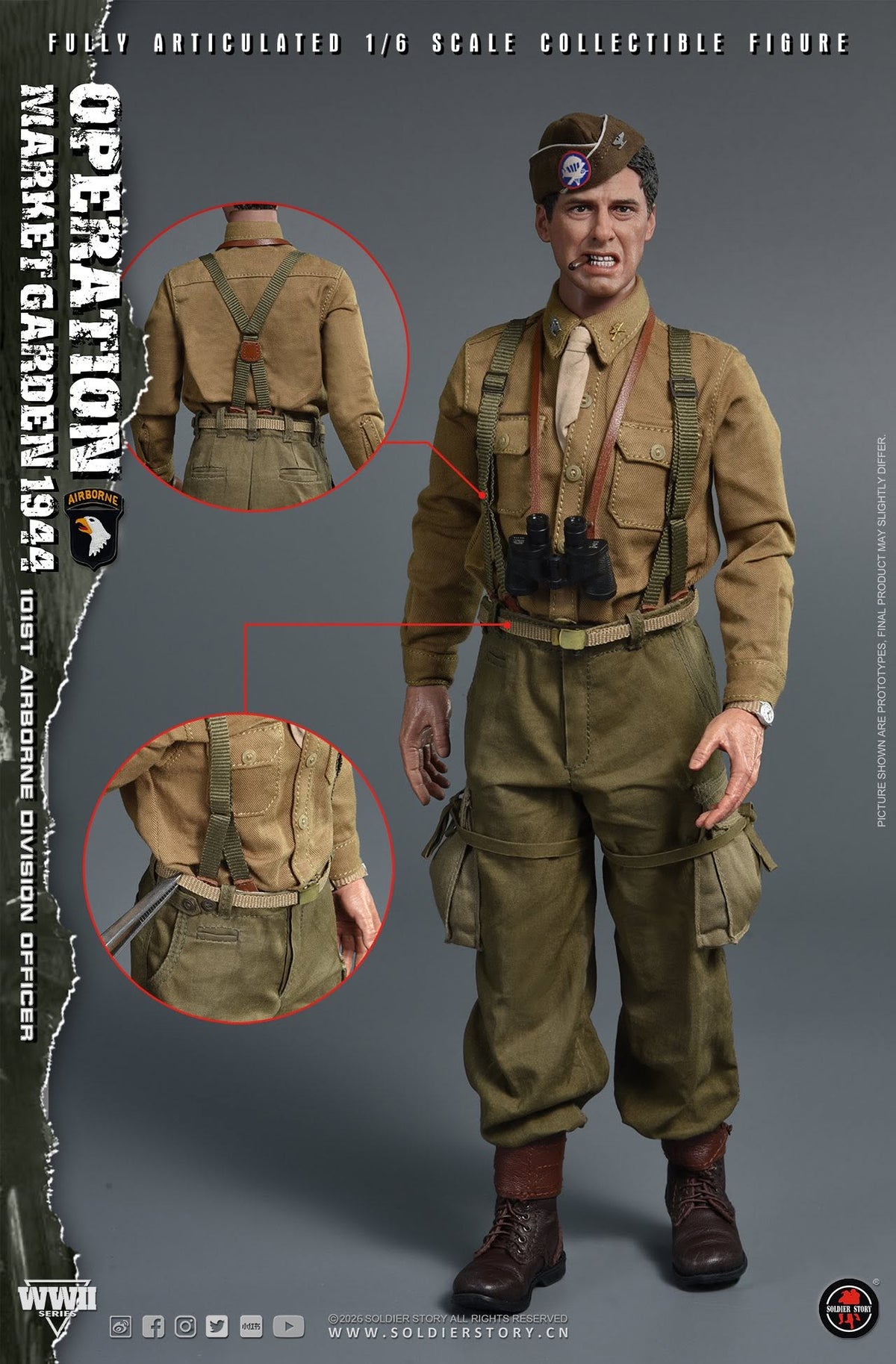 Presale SoldierStory SS145 1/6 Operation Market Garden Officer Action Figure Toy