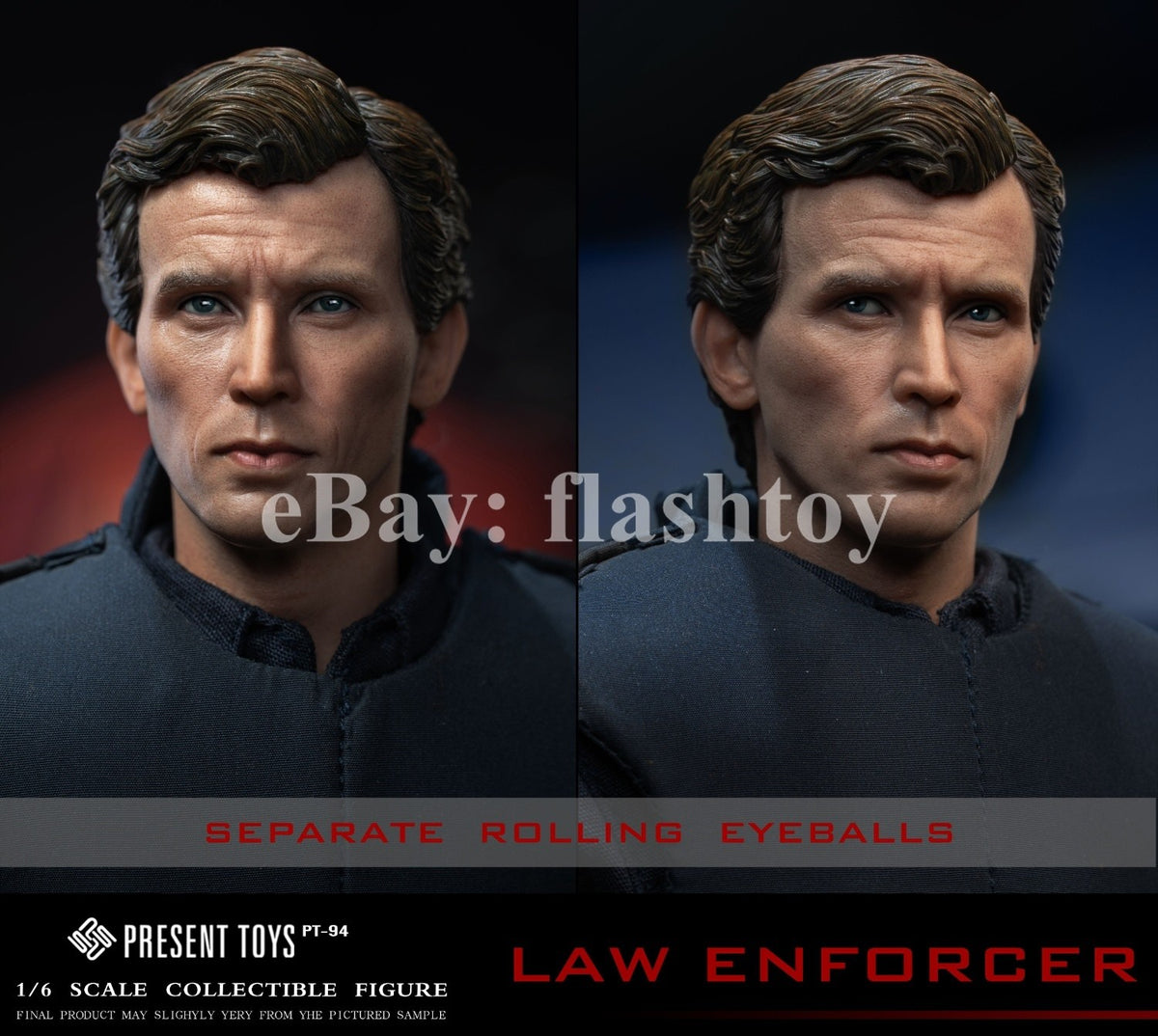 Presale PRESENT TOYS PT-sp94 1/6 Law Enforcer Police Officer Murphy Figure Toy