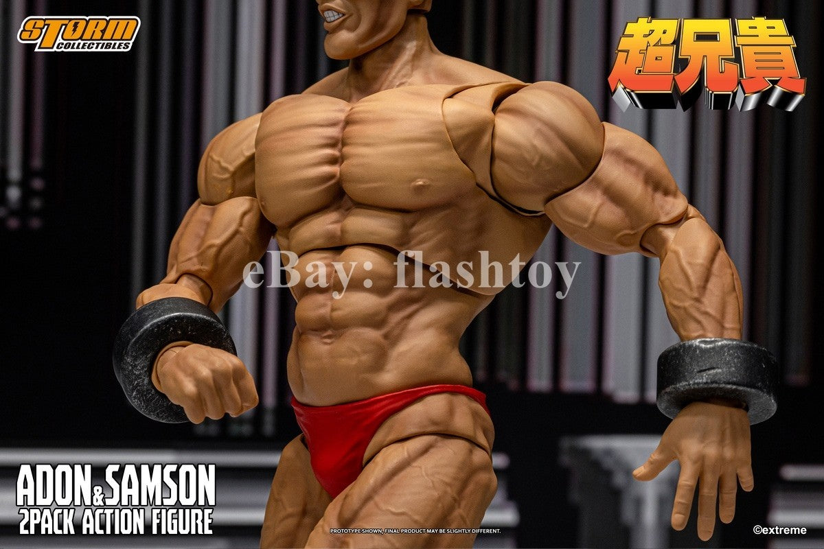 Presale Storm Toys EXBR01 1/12 Adon & Samson Chou-Aniki 2-Pack Action Figure Toy