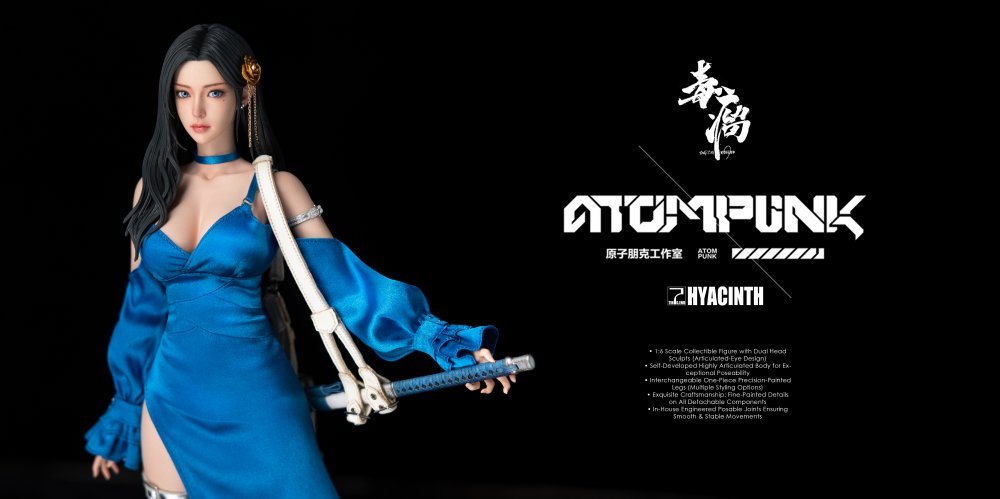 Vorverkauf ATOMPUNK STUDIO 1/6 Blade Girl Hyacinth Sammler-Actionfigur-Modell