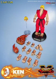Iconiq Studio IQGS-04 1/6 Street Fighter Ken 12" Male Action Figure Model Toy