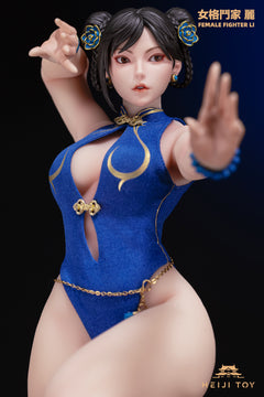 Presale HeiJi Toys HJ001 1/6 Female Fighter Chun Li Collectible Action Figure
