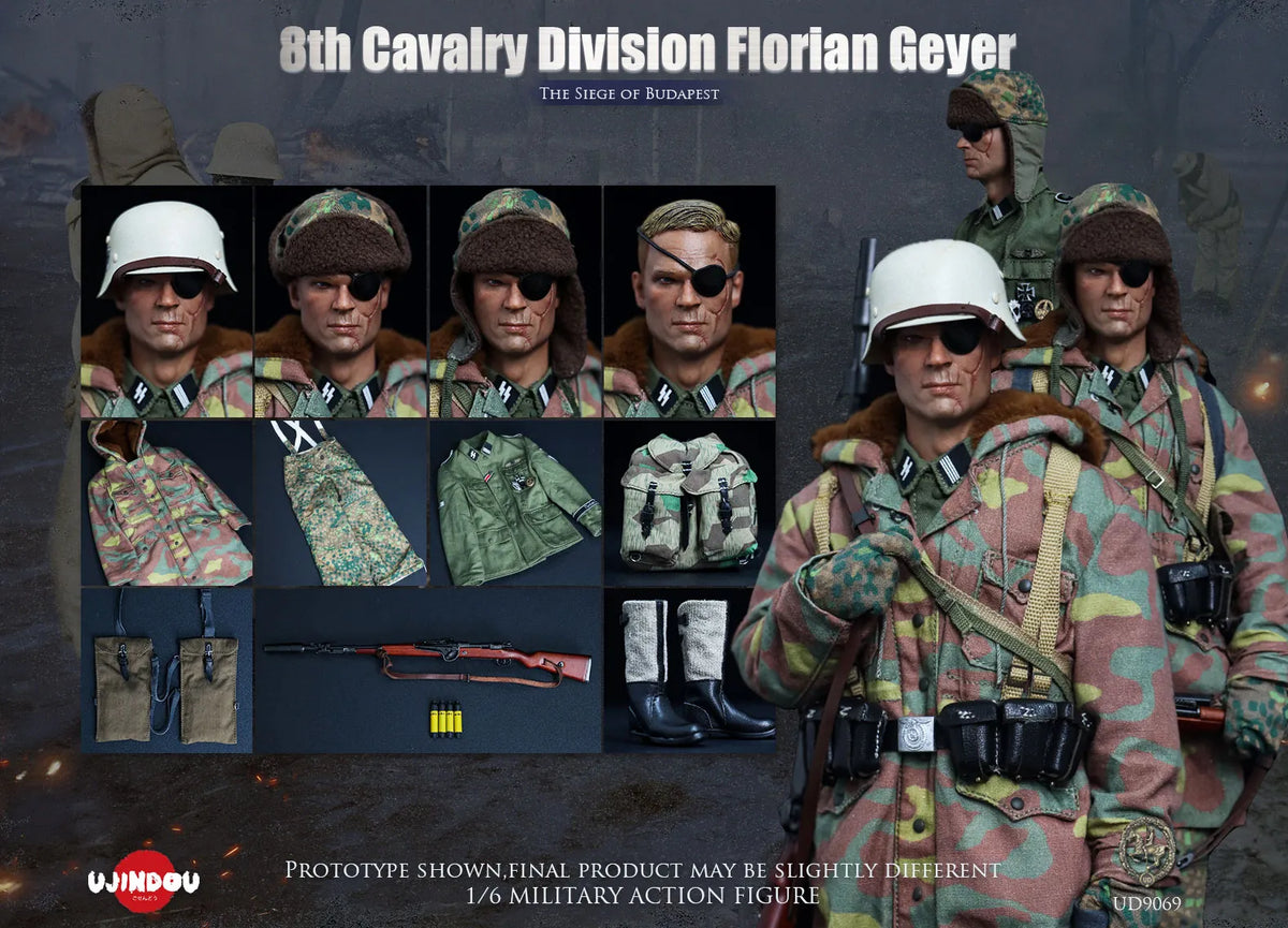 Presale UJINDOU UD9069 1/6 8th Cavalry Division Florian Geyer Action Figure Toy