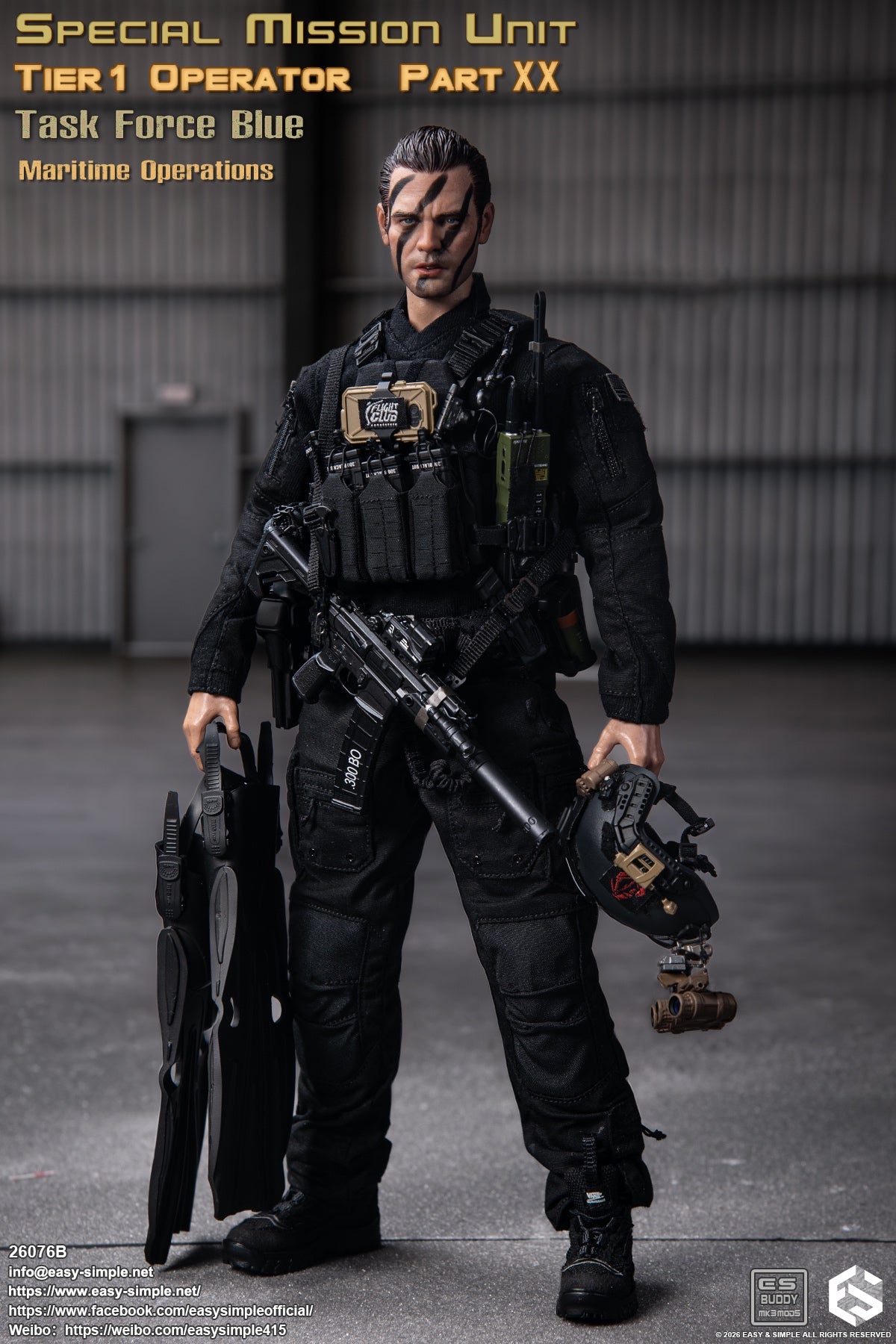 Presale Easy&Simple 26076B 1/6 Special Mission Unit Tier1 Operator Action Figure