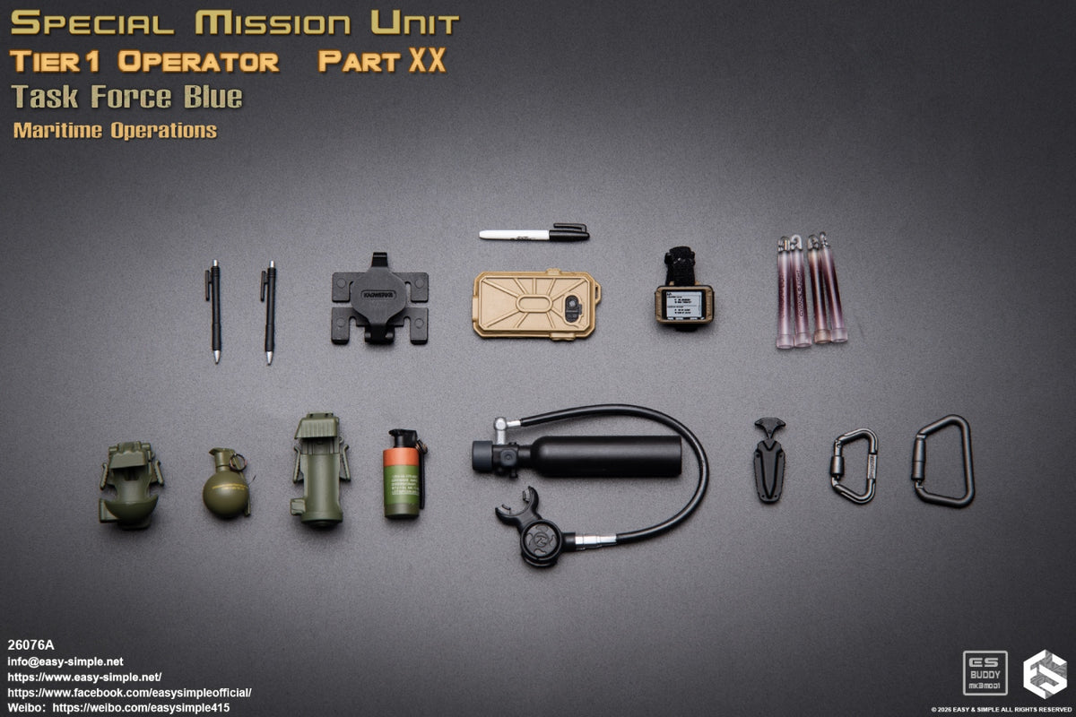Presale Easy&Simple 26076A 1/6 Special Mission Unit Tier1 Operator Figure Toy