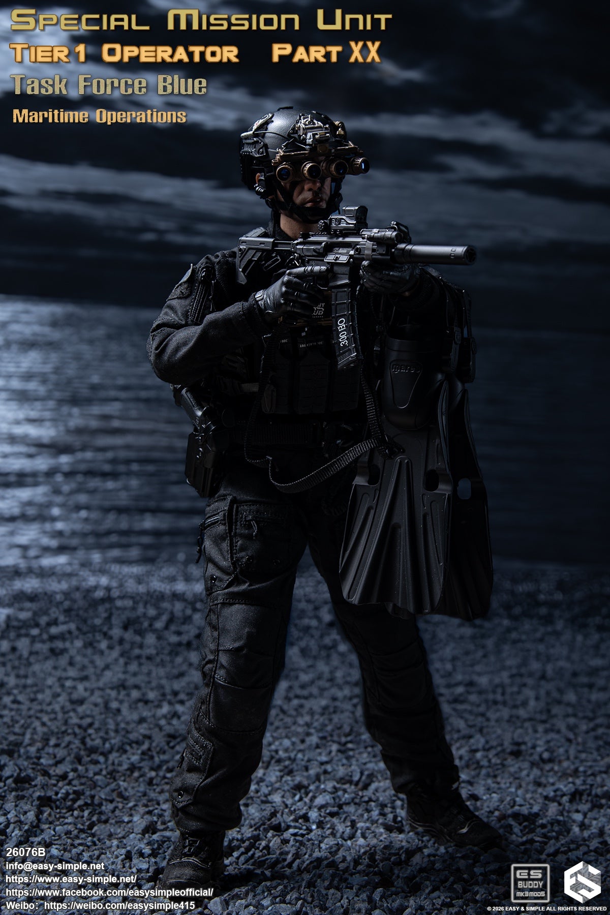 Presale Easy&Simple 26076B 1/6 Special Mission Unit Tier1 Operator Action Figure