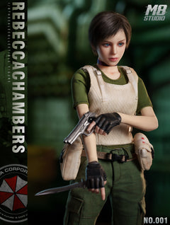 Presale M8 STUDIO No.001 1/6 Resident Zombie Evil Crisis Rebecca Action Figure