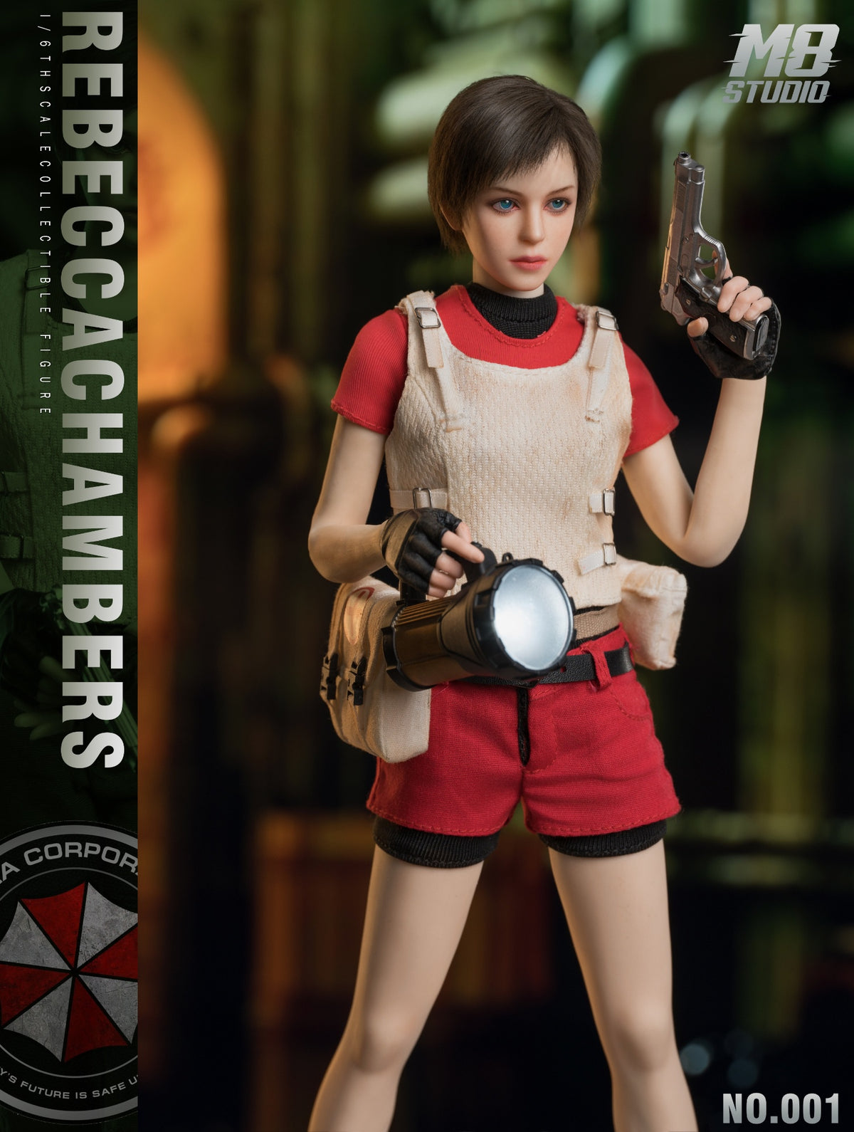 Presale M8 STUDIO No.001 1/6 Resident Zombie Evil Crisis Rebecca Action Figure