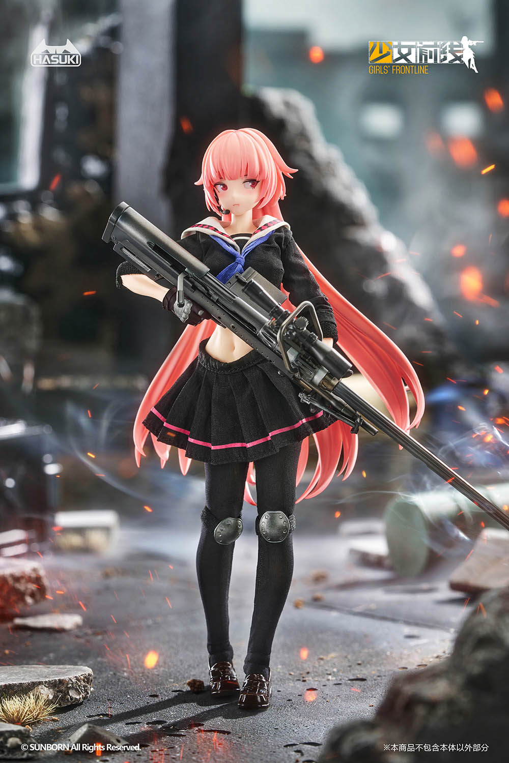 HASUKI PA011 1/12 Girl's Frontline NTW-20 Collectible Female Action Figure Model