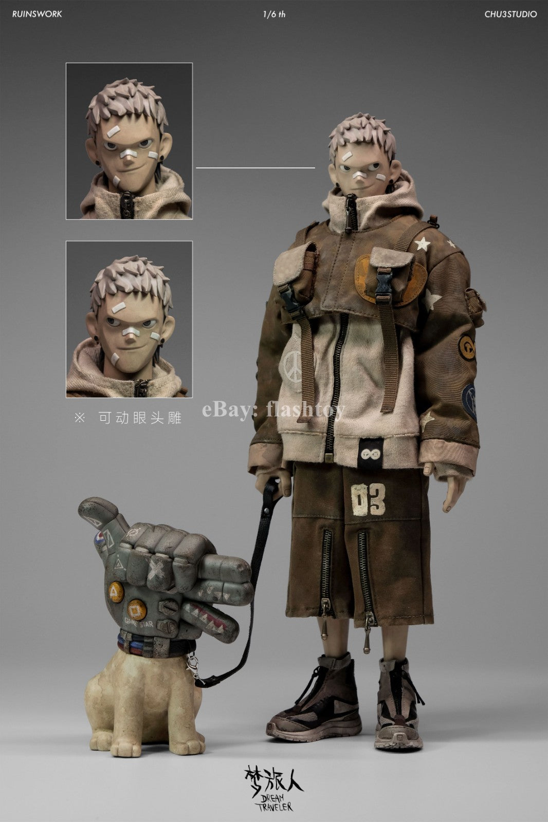 Presale CHU3STUDIO 1/6 RUINSWORK Dream Traveler Handy Mark Action Figure Model