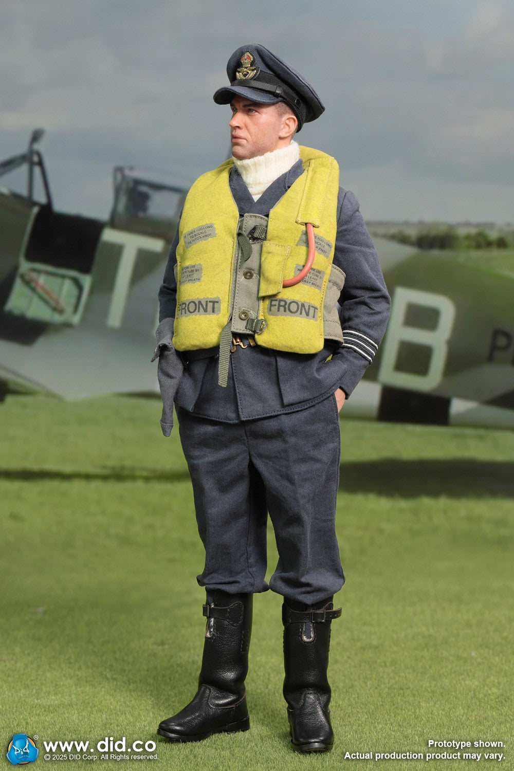 DID K80187 1/6 WWII British Pilot Squadron Leader Tom Action Figure Model Toy