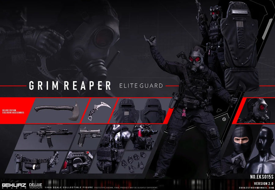 Vorverkauf EKUAZ STUDIO EKS015S 1/6 Resident Zombie Evil Crisis Reaper 2.0 Hunk Deluxe Version