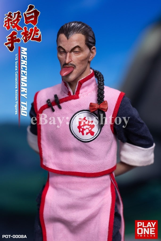 Presale Play One twelve POT-0008A 1/12 Mercenary Killer Tao Pai Pai Figure Model