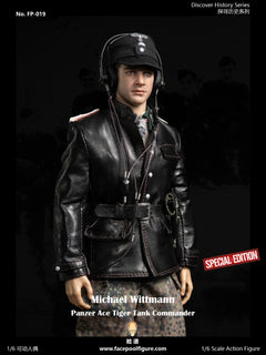 Facepoolfigure FP019B 1/6 Panzer Ace Tiger Tank Commander Wittmann Action Figure