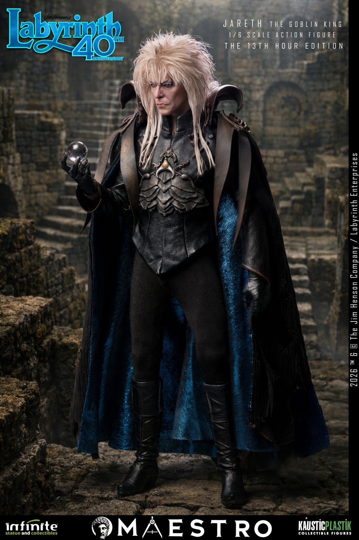 Presale Infinite 1/6 Labyrinth Jareth the Goblin King The 13Th Hour Edition Action Figure