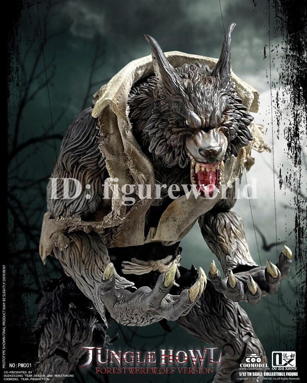 COOMODEL PM002 1/12 Palmtop Monsters Forest Werewolf Action Figure Deluxe Ver.