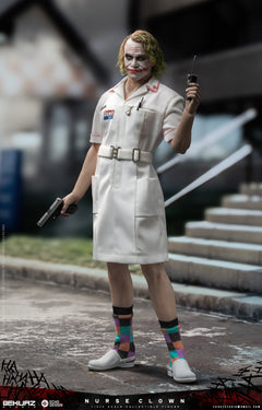 Presale EKUAZ STUDIO EKS014 1/6 Bat Man Nurse Clown The Joker Action Figure