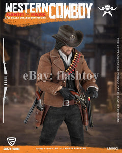 Presale CRAZY FIGURE LM002 1/12 Western Cowboy Daniel Mark Action Figure Deluxe
