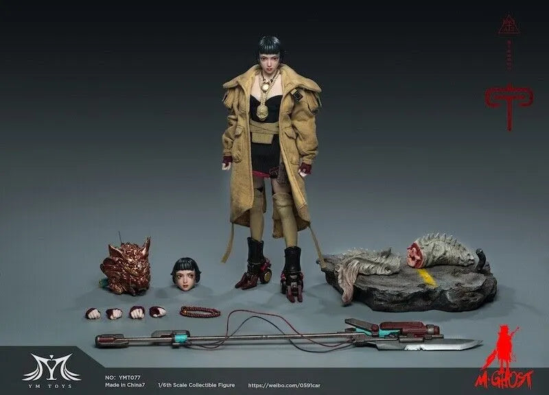 YMTOYS YMT077 1/6 M-GHOST Team Nr. 1 Jiazi Sammelbare weibliche Actionfigur Modell