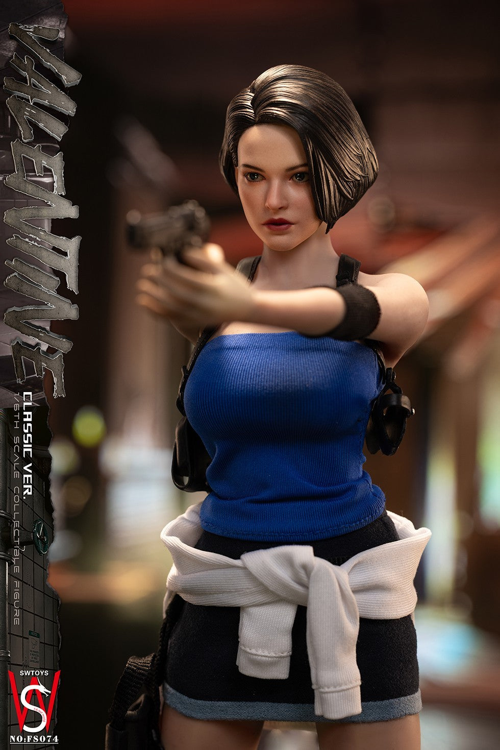 SWTOYS FS074 1/6 Zombie Killer Policewomen Jill Female Action Figure Model Toy