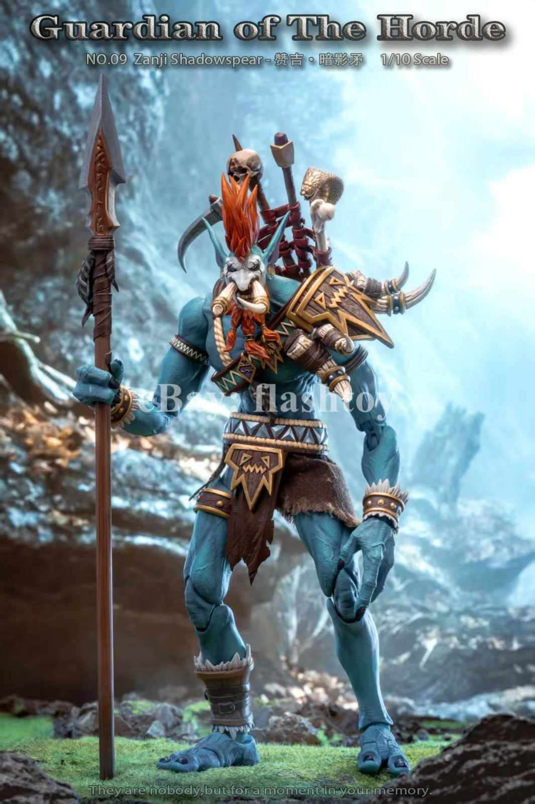 Presale GreyKnight No.09 1/10 Guardian of The Horde Zanji Shadowspear Figure Toy