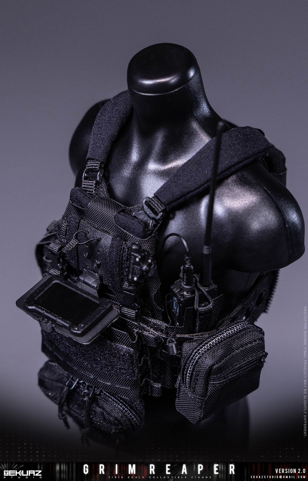 Presale EKUAZ STUDIO EKS015S 1/6 Resident Zombie Evil Crisis Reaper 2.0 Hunk Deluxe Ver.