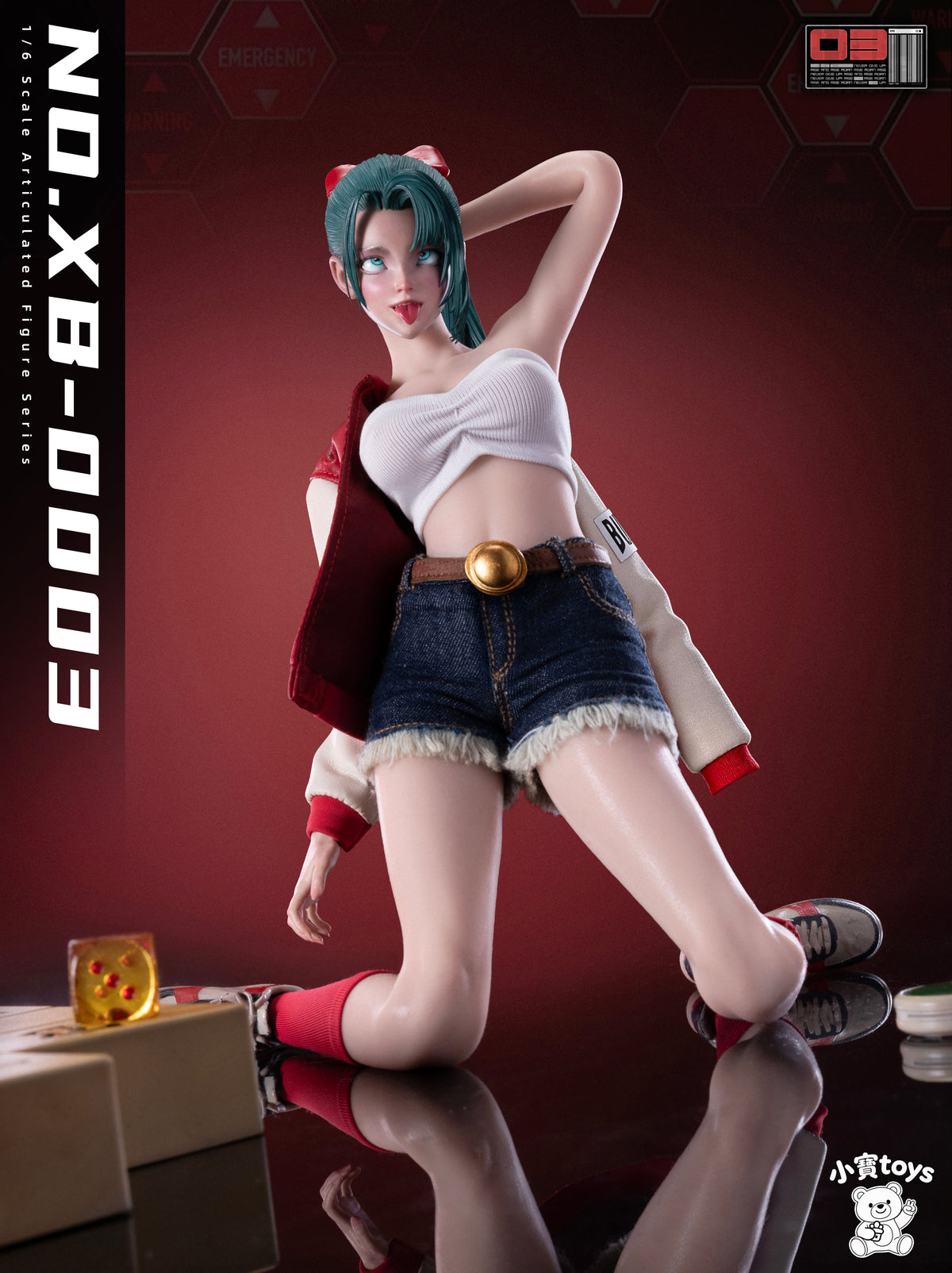 Presale XBTOYS XB0003 1/6 Wealth Girl Blue-Haired Enchantress Action Figure Toy