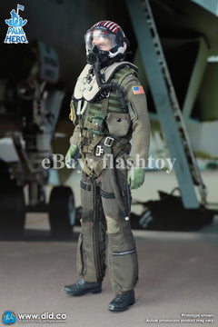 Presale DID XM80031 1/12 The US Navy Fighter Weapons School Instructor Pilot Toy