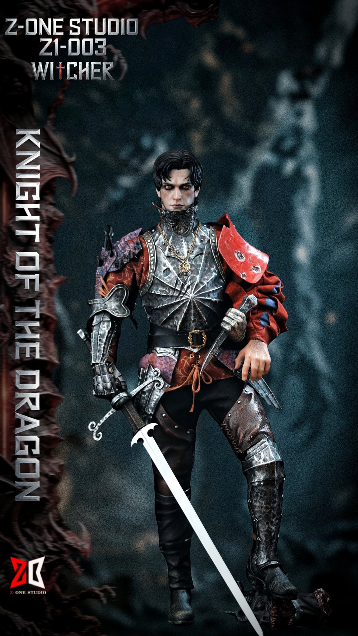 Presale Z-ONE STUDIO Z1-003 1/6 Witcher Knight of the Dragon Action Figure Model