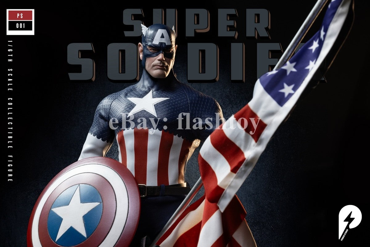 Presale Power Studio PS001 1/6 Super Soldier Collectible Action Figure Model Toy