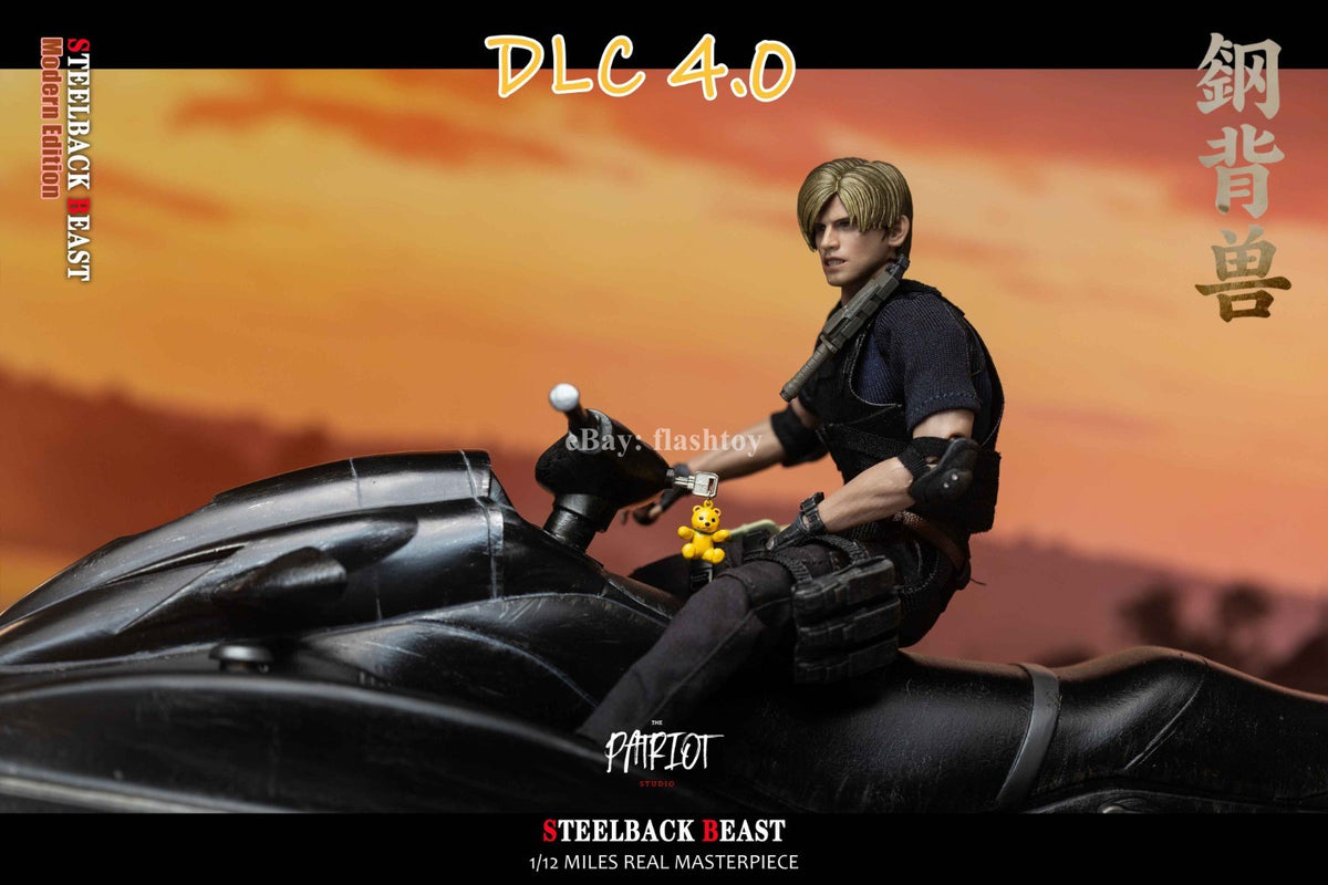 Presale Patriot Studio 1/12 DLC 4.0 Motorboat Steelback Beast RPD Officer Leon